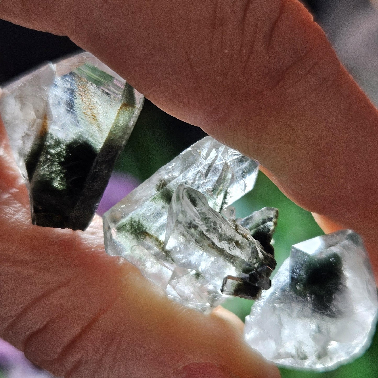 Green Phantom Himalayan Quartz