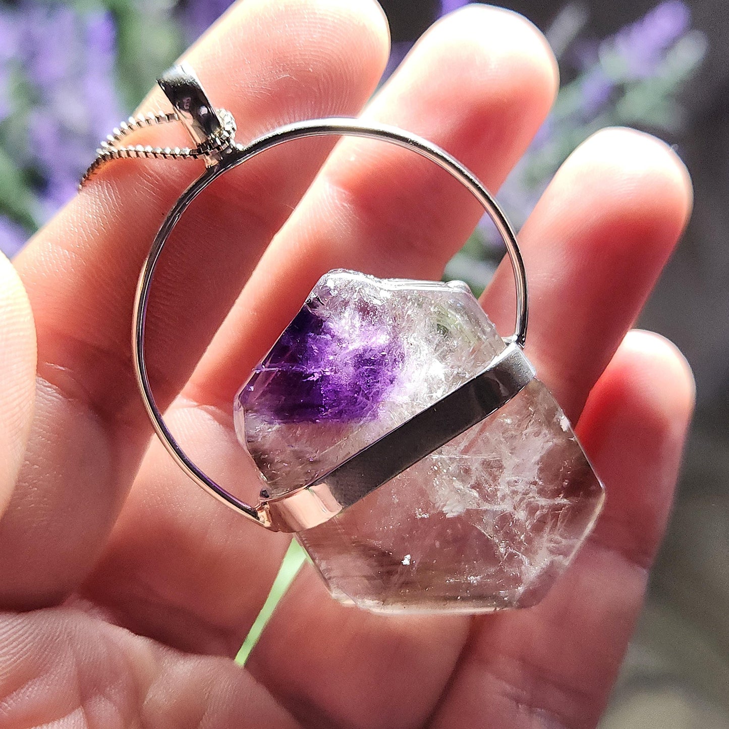 Brandberg Amethyst Pendant
