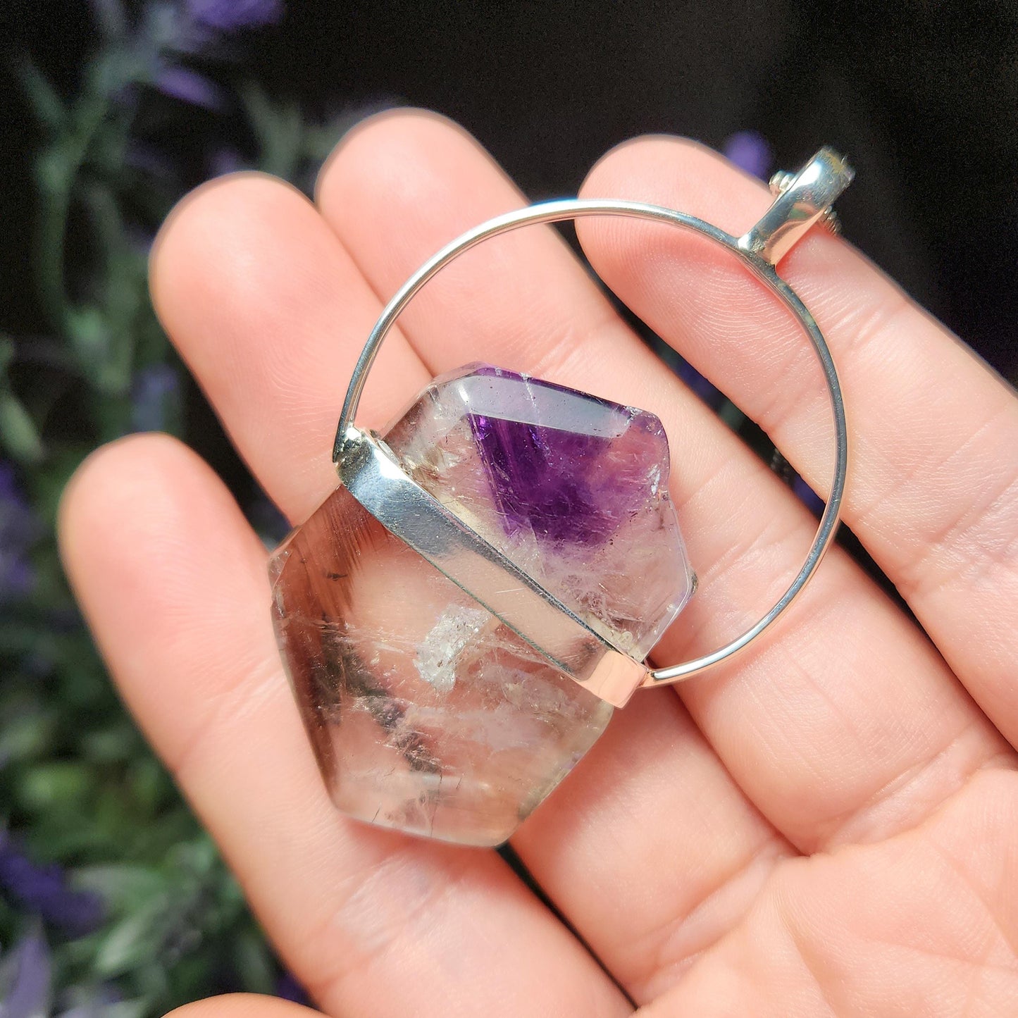 Brandberg Amethyst Pendant