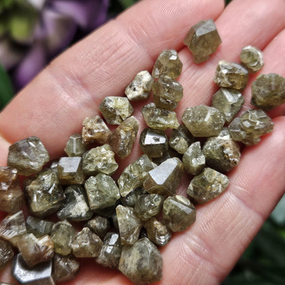 Green Garnet Crystal