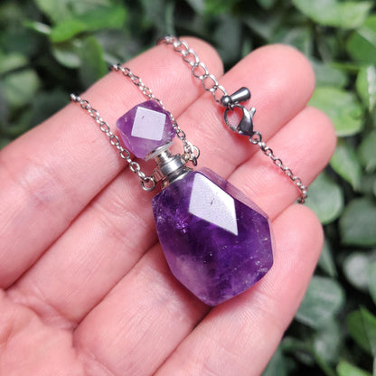 Amethyst Gemstone Jar