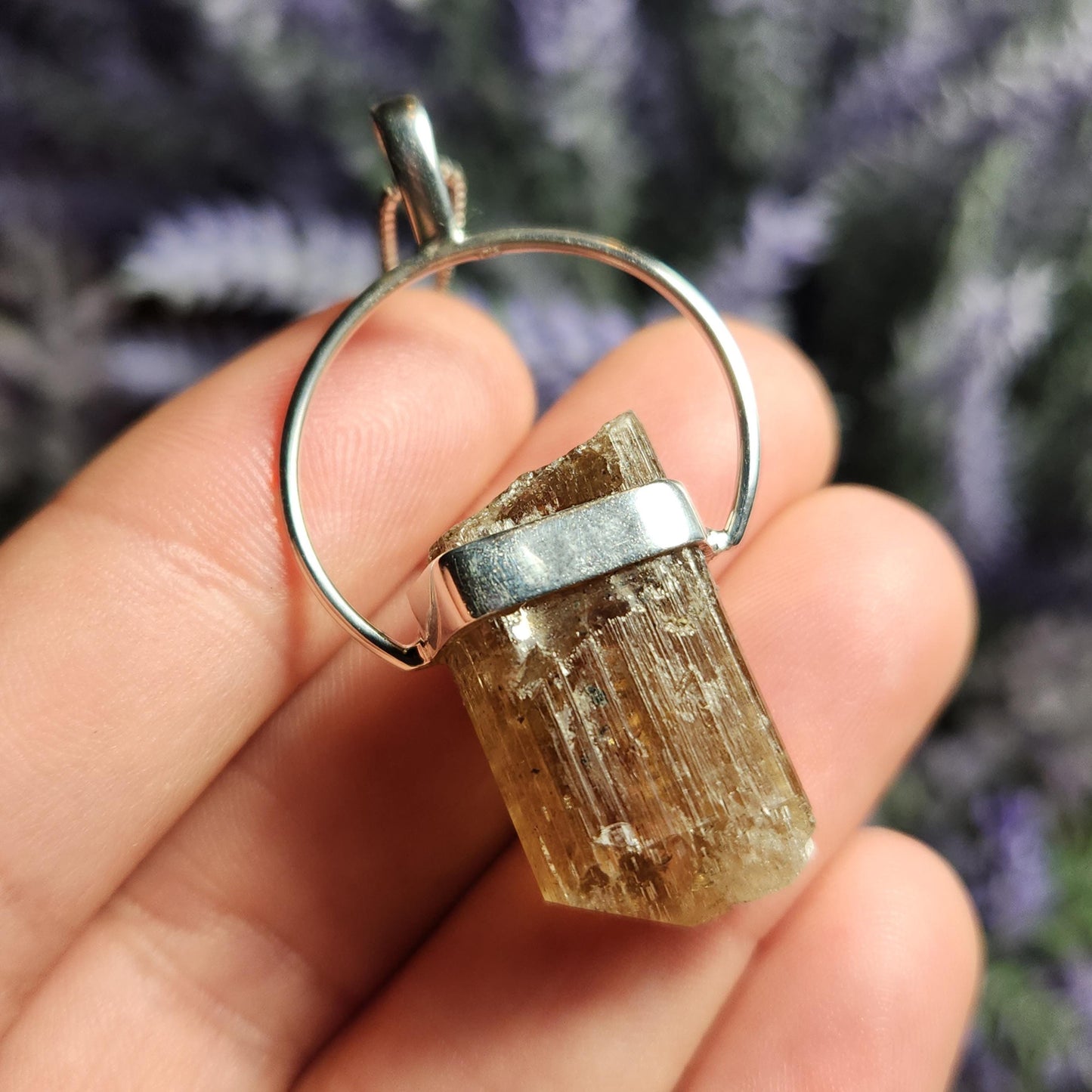 Golden Scapolite Pendant
