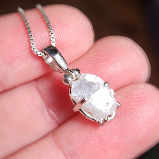 Euclase Crystal Pendant: RARE Brazilian Euclase Specimen Necklace