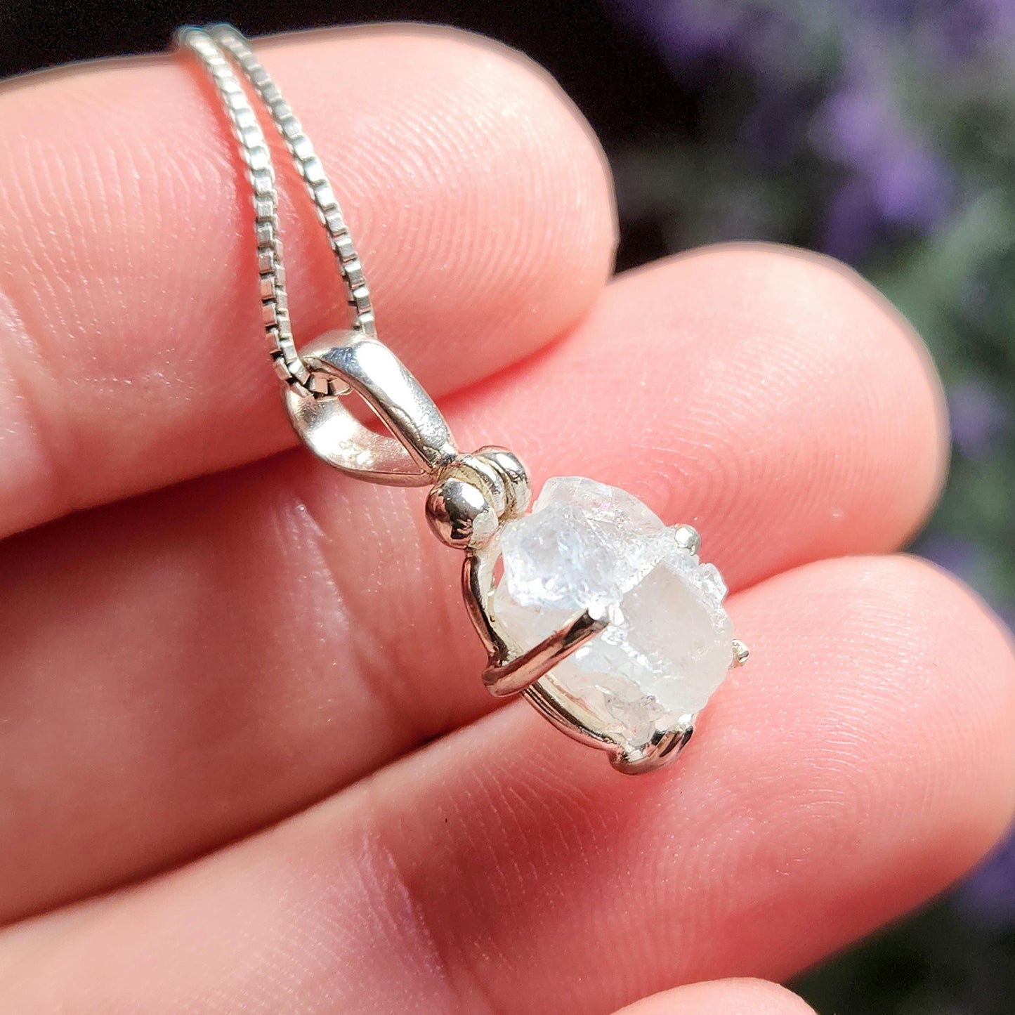 Euclase Crystal Pendant: RARE Brazilian Euclase Specimen Necklace