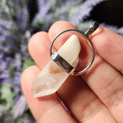 Lepidocrocite Phantom Quartz Pendant