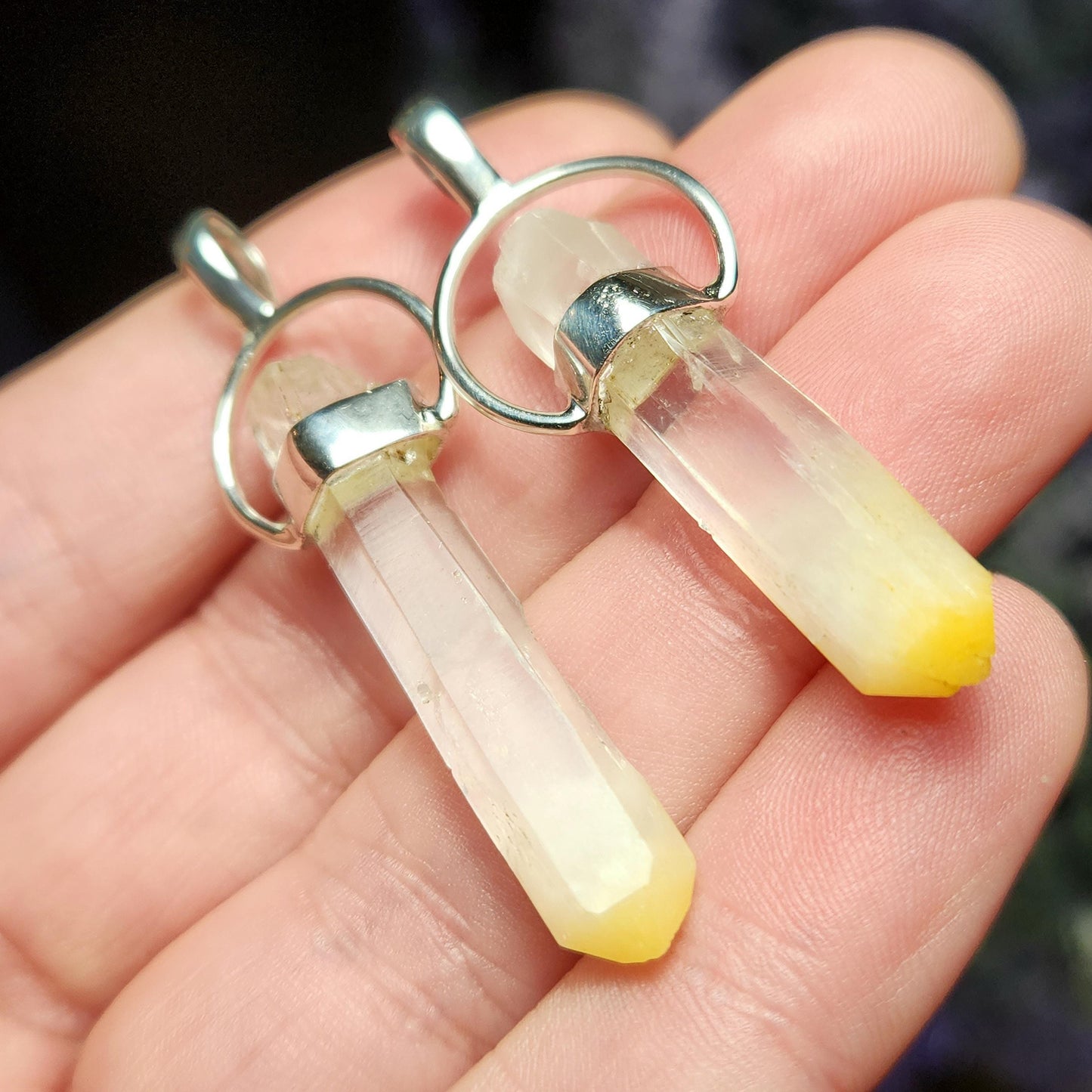 Mango Quartz Pendant