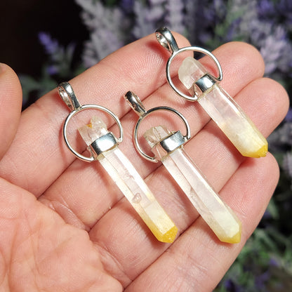 Mango Quartz Pendant