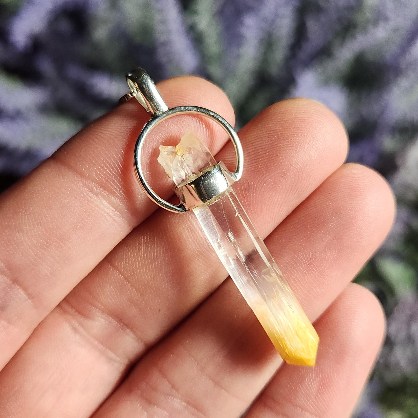 Mango Quartz Pendant