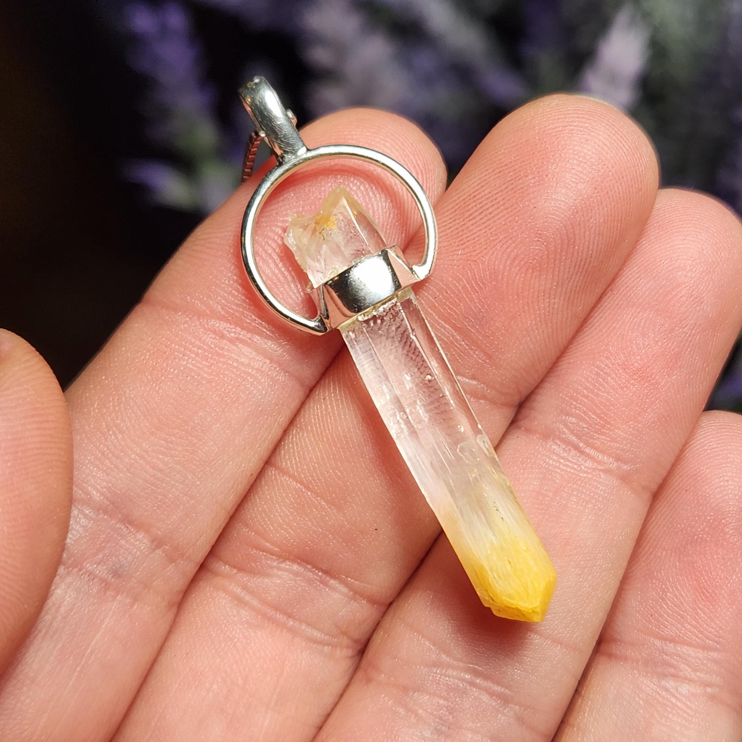 Mango Quartz Pendant