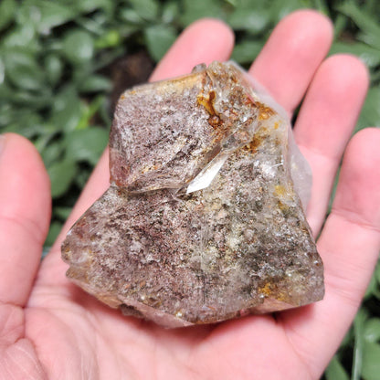 Garden Quartz Crystal 186g, Brazilian Lodolite Specimen