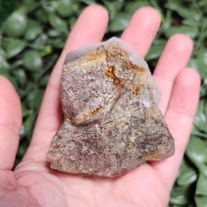 Garden Quartz Crystal 186g, Brazilian Lodolite Specimen