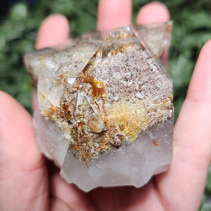 Garden Quartz Crystal 186g, Brazilian Lodolite Specimen