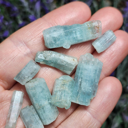 Blue Aquamarine Crystal