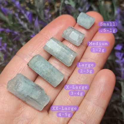 Blue Aquamarine Crystal
