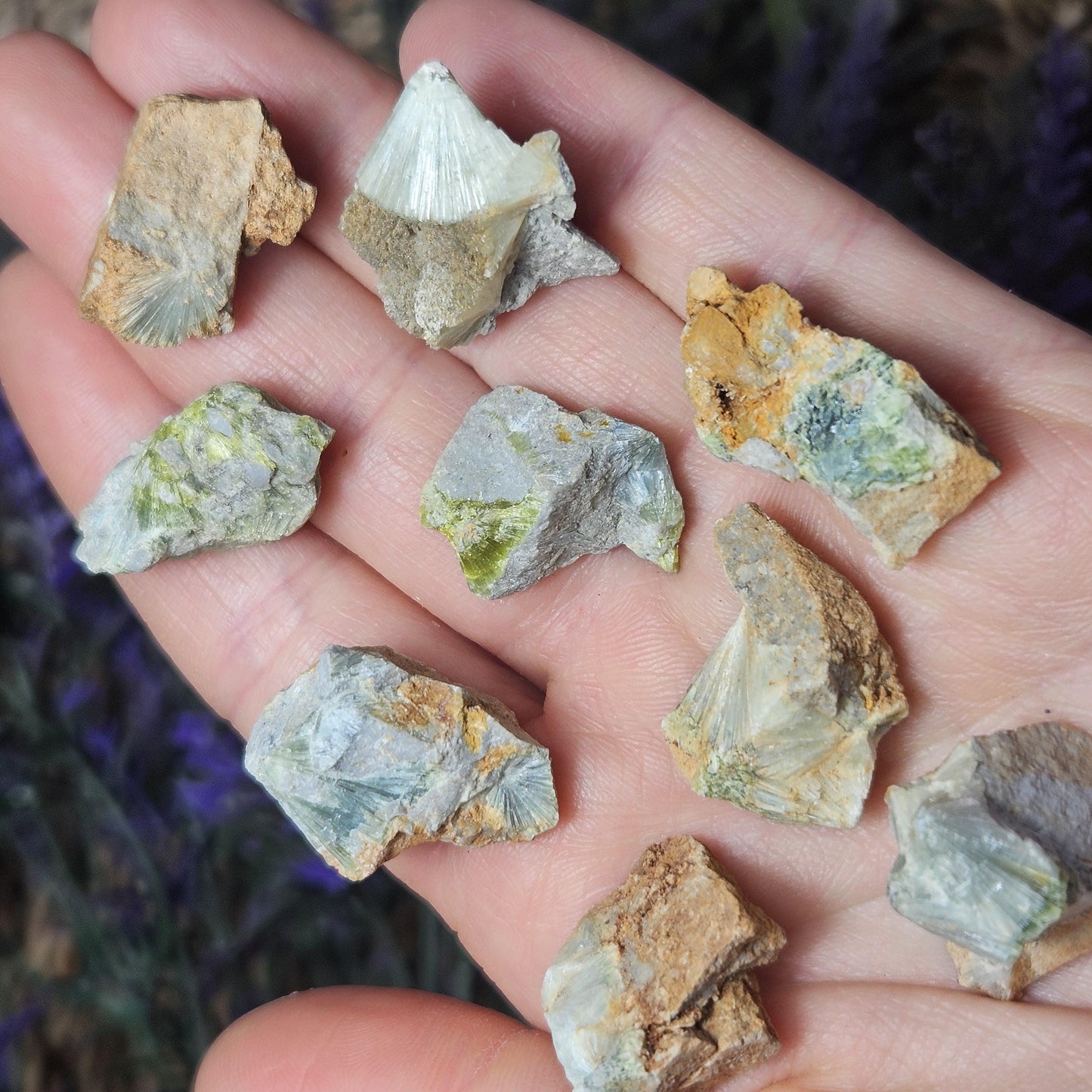 Wavellite Crystal Specimen, Raw Radial Arkansas Stone