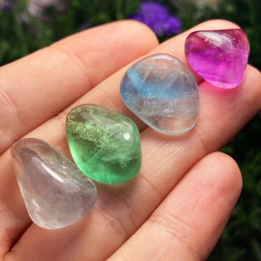 Rainbow Fluorite Crystal