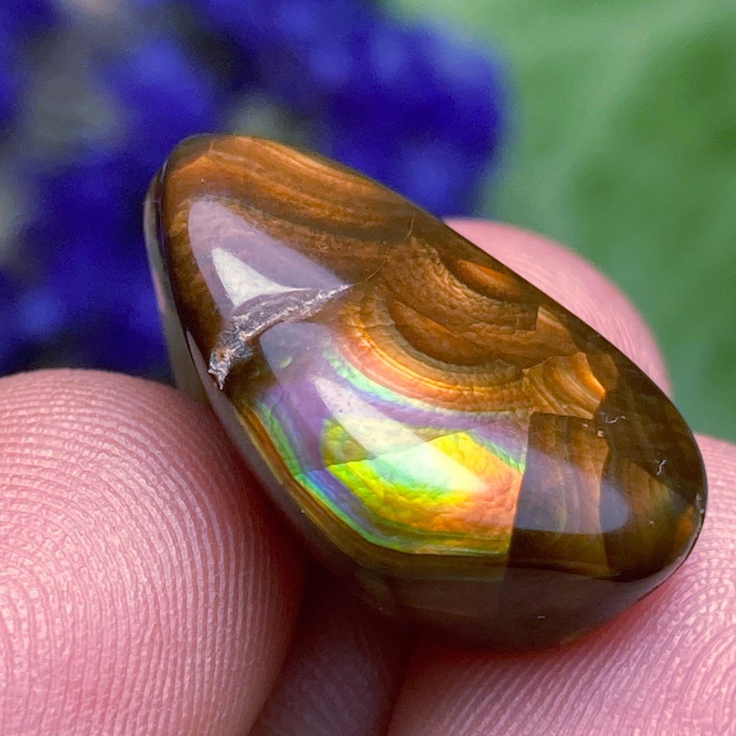 Mexican Fire Agate, Rainbow Fire Agate Polished Specimens