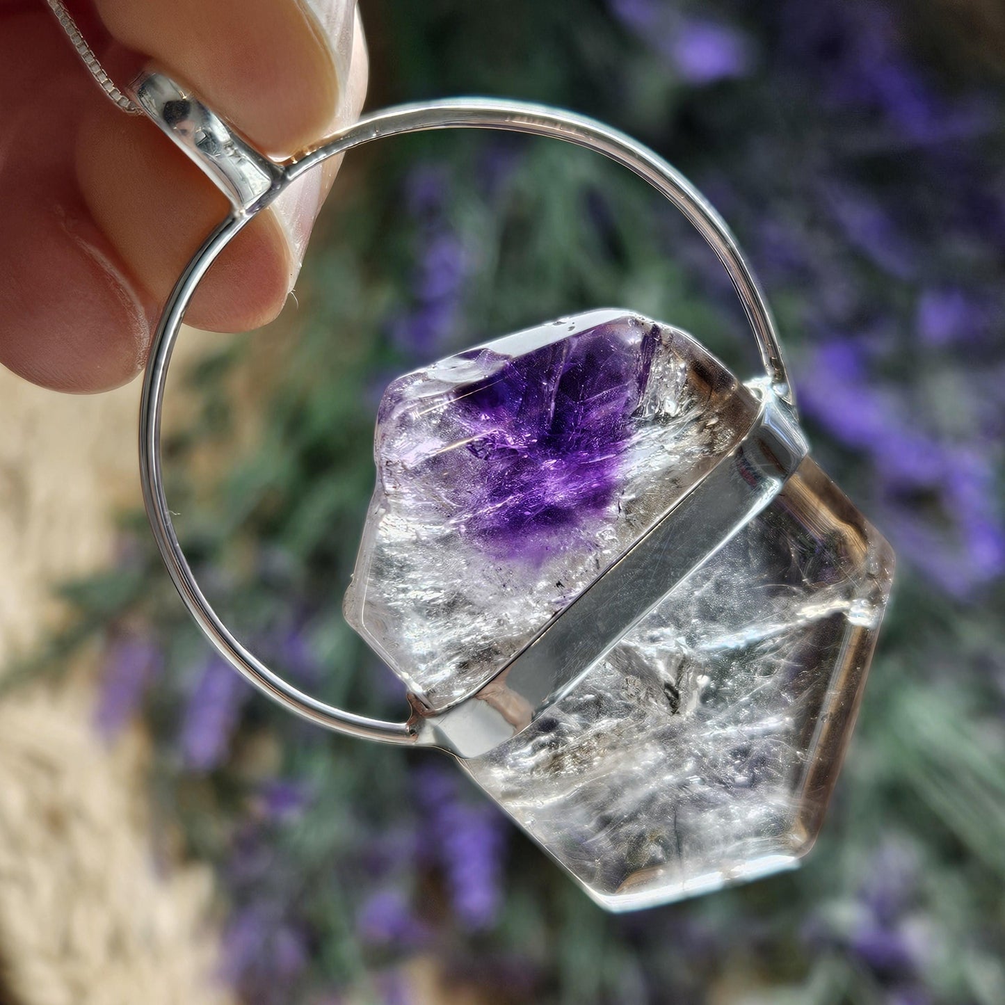 Brandberg Amethyst Pendant