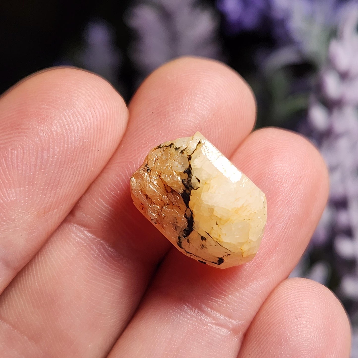 Golden Phenacite Crystal