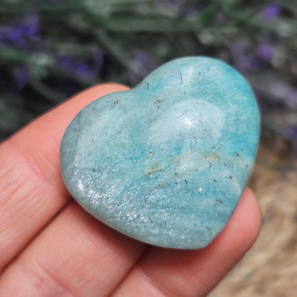 Amazonite Crystal Heart