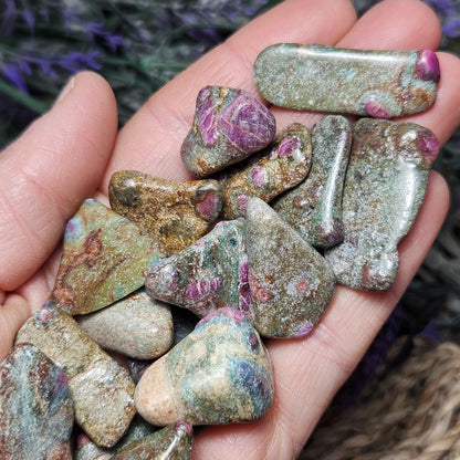 Ruby Crystal in Fuchsite