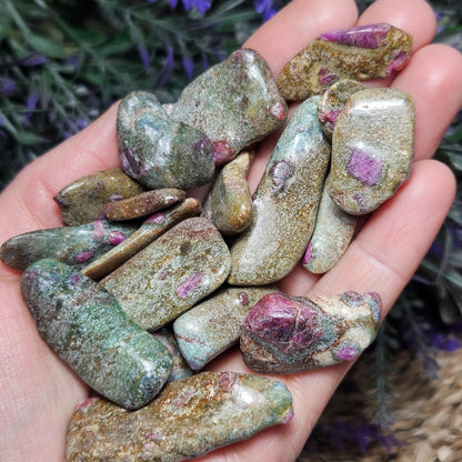 Ruby Crystal in Fuchsite