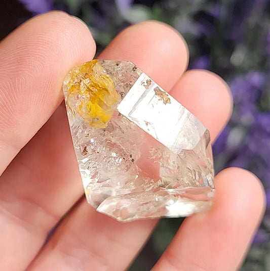 Golden Herkimer Diamond Crystal