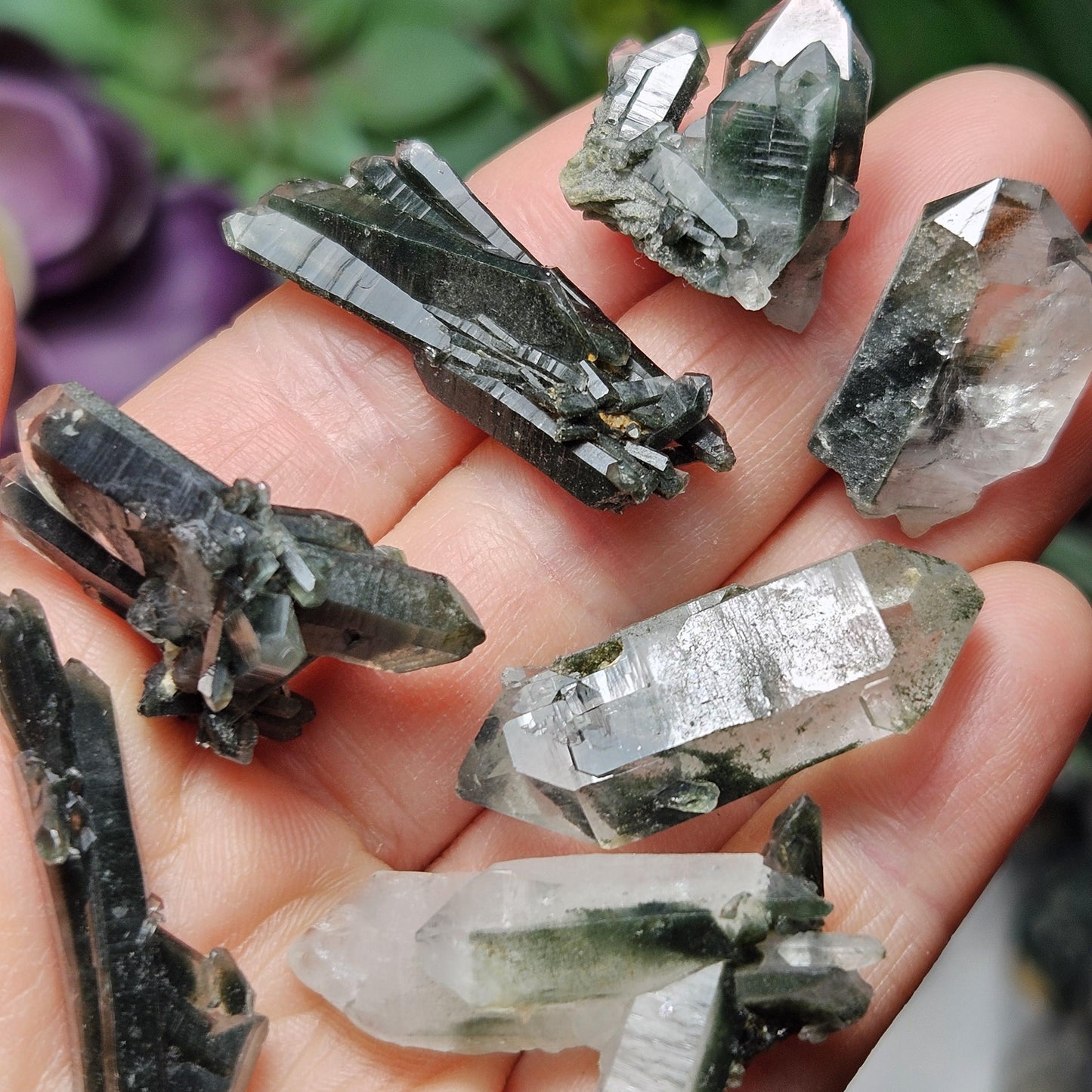 Green Phantom Himalayan Quartz