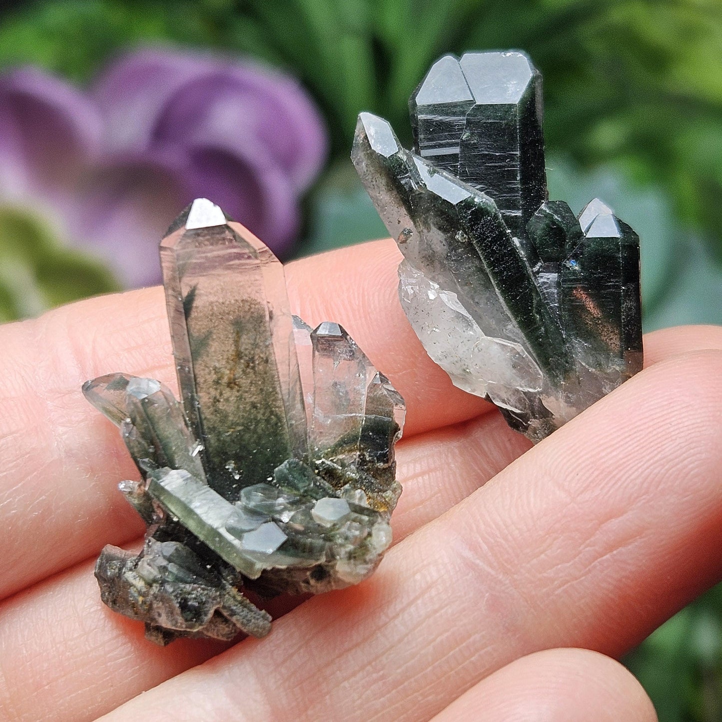Green Phantom Himalayan Quartz