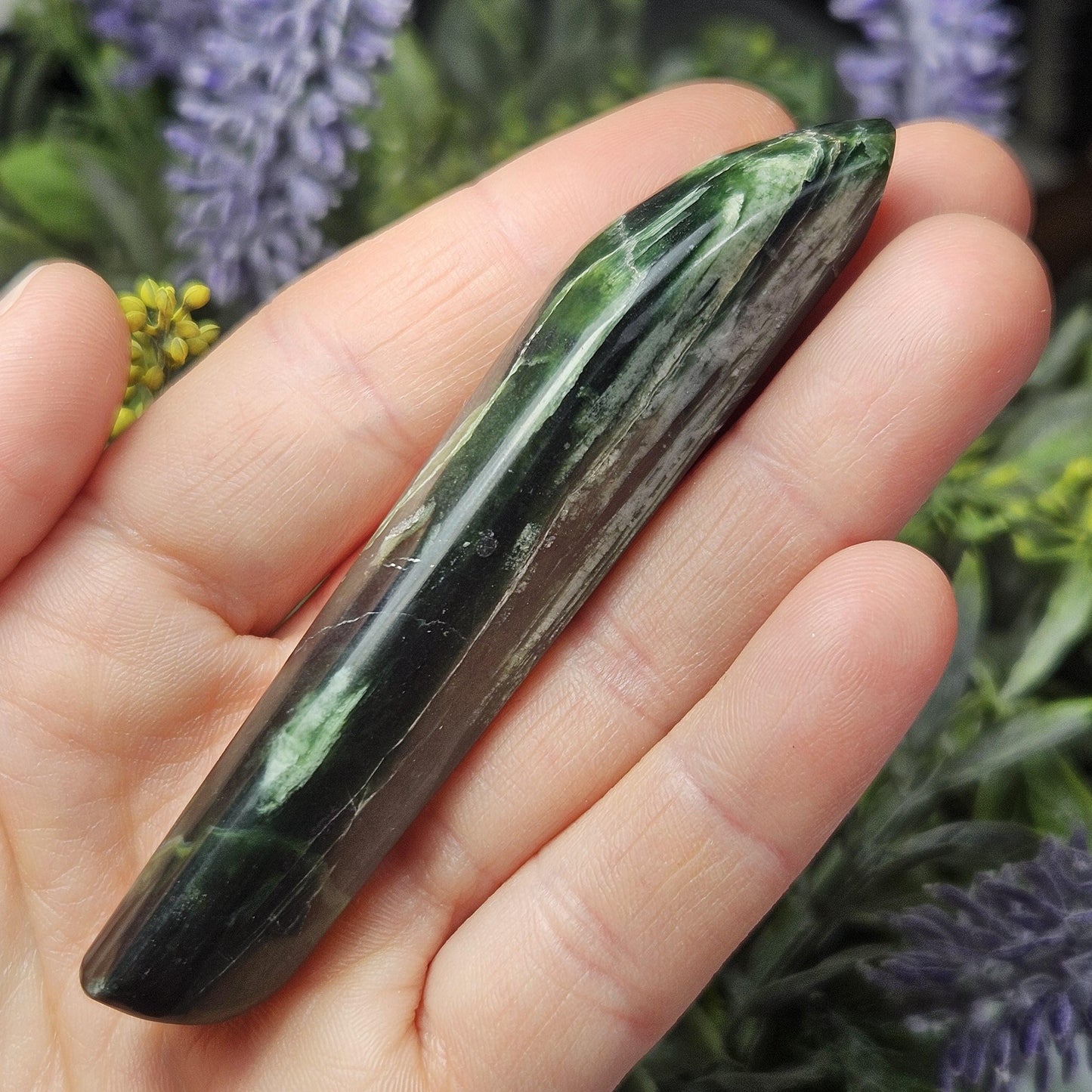 Green Kyanite Wand