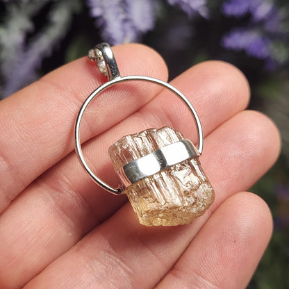 Golden Scapolite Pendant
