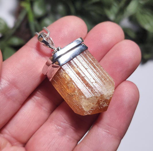 AAA Golden Topaz Pendant