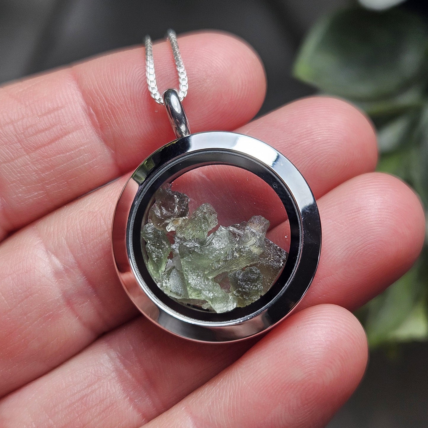 Moldavite Pendant