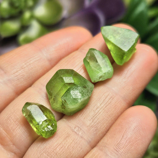 Terminated Peridot Crystal