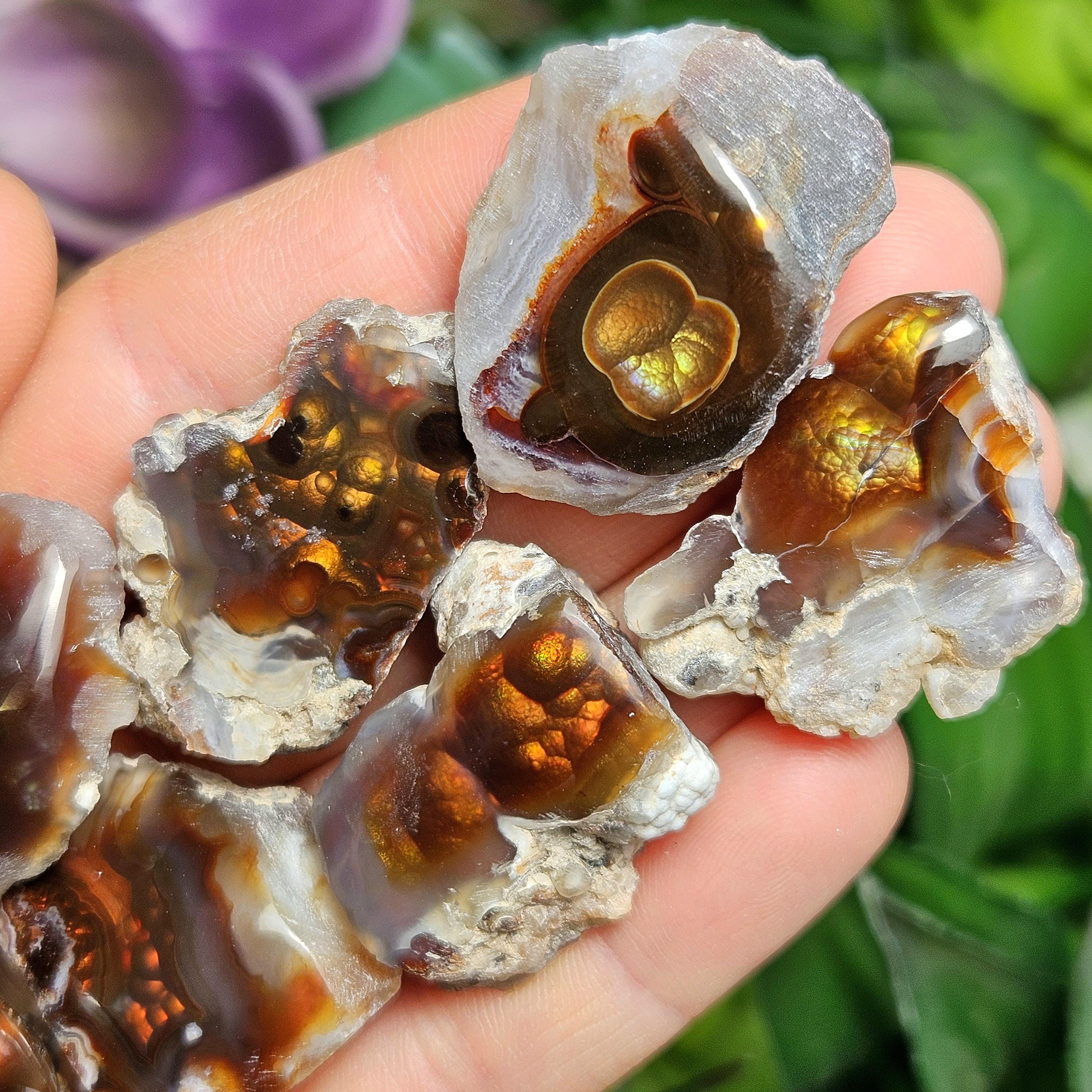 Fire Agate – Infinite Spiral Gems