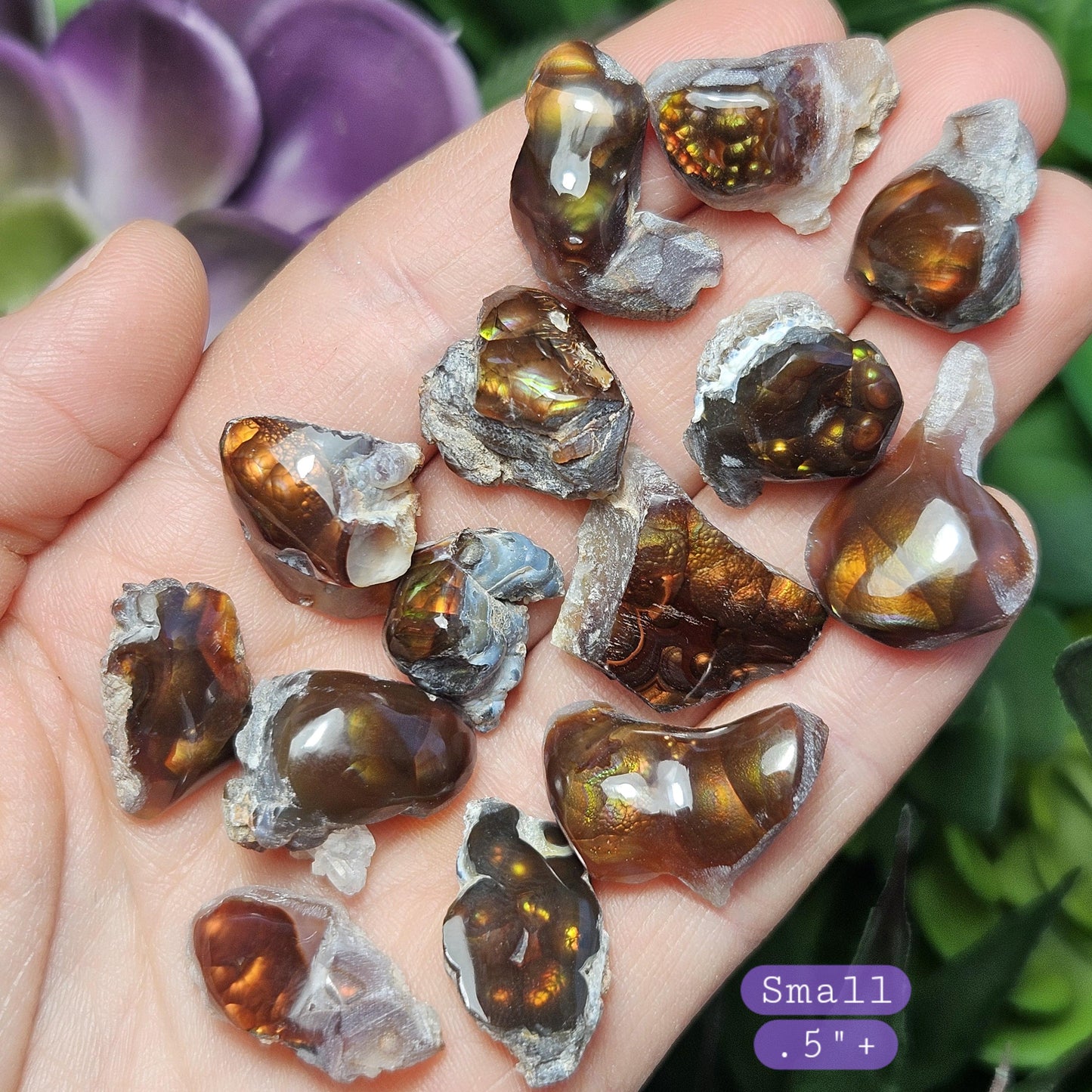 Mexican Fire Agate Specimen, Polished Natural Fire Agate from Mexico