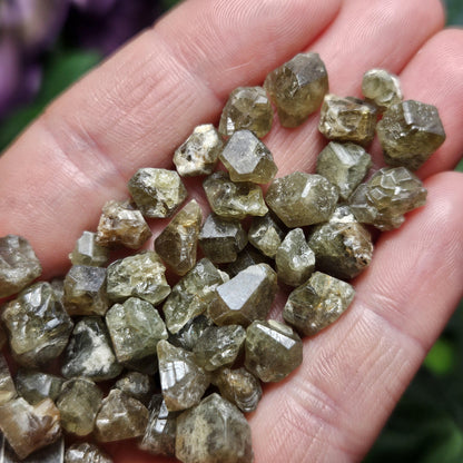 Green Garnet Crystal