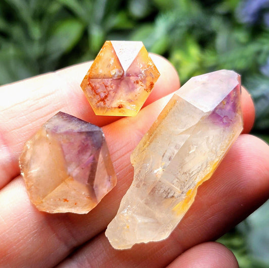 Golden Healer Amethyst Capped Point