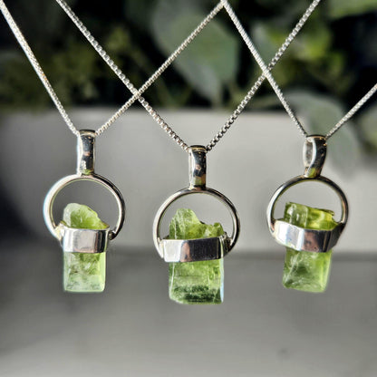 Terminated Peridot Pendant