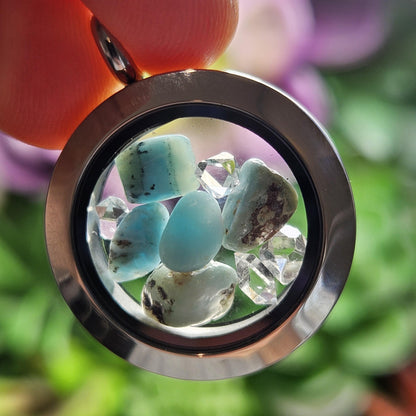 Larimar Pendant