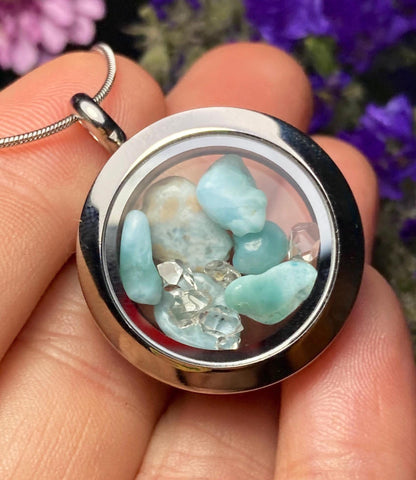 Larimar Pendant