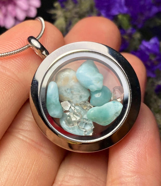 Larimar Pendant
