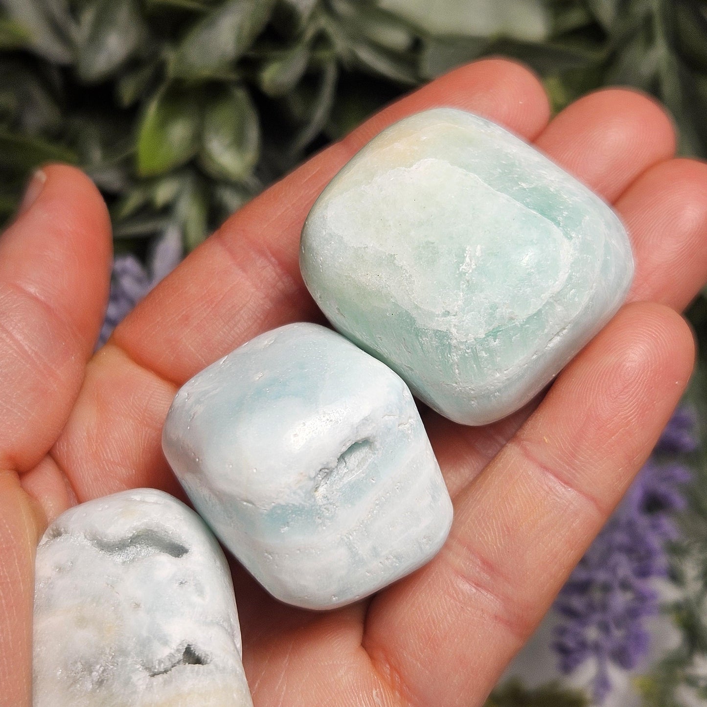 Blue Aragonite Crystal