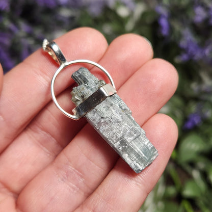 Blue Tourmaline Pendant