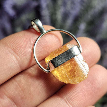 Golden Topaz Pendant