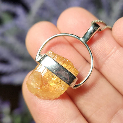 Golden Topaz Pendant