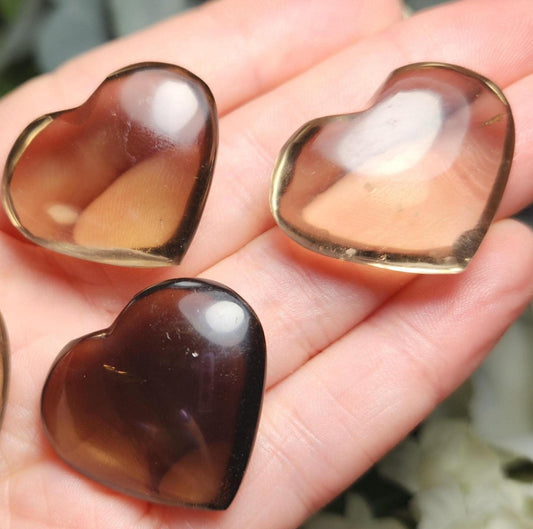 Smoky Quartz Heart