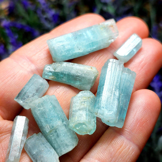 Blue Aquamarine Crystal