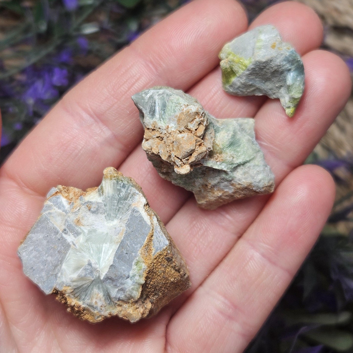 Wavellite Crystal Specimen, Raw Radial Arkansas Stone