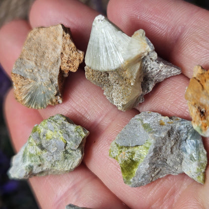 Wavellite Crystal Specimen, Raw Radial Arkansas Stone